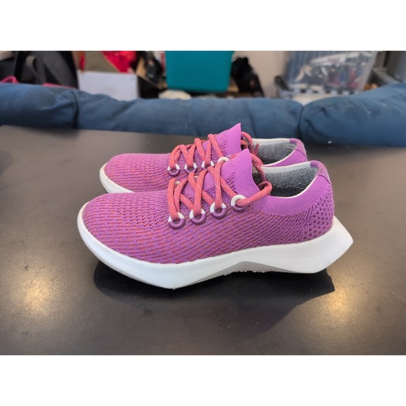 ALLBIRDS Tree Dasher 2 TD2 Running SNEAKERS in Purple x Pink - WOMEN'S Size 6.5 - Picture 1 of 6